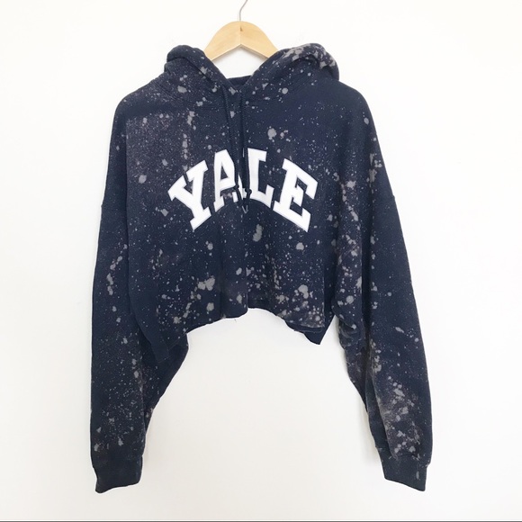 yale Tops - Bleached oversized Yale sweatshirt distressed XXL